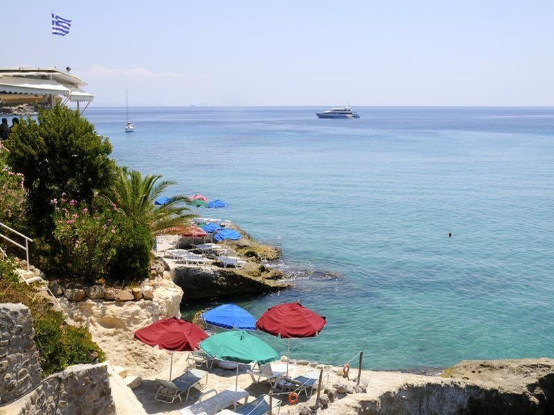 Panorama Hotel Agia Marina  Exteriör bild